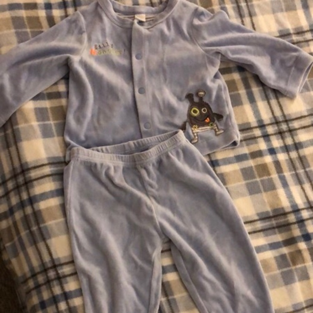Long sleeve light blue set